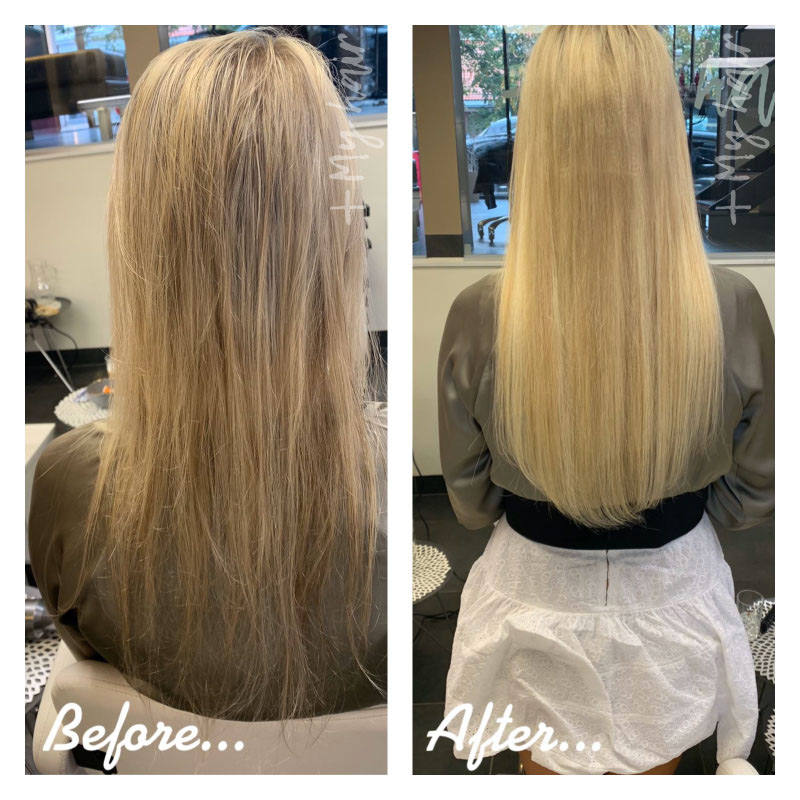 Before and after extensions